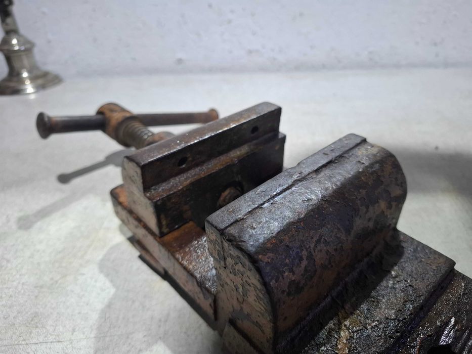 Stare imadło maszynowe 115mm