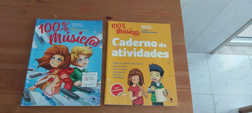 Livro de música 5º ano - 100% Música e caderno de atividades