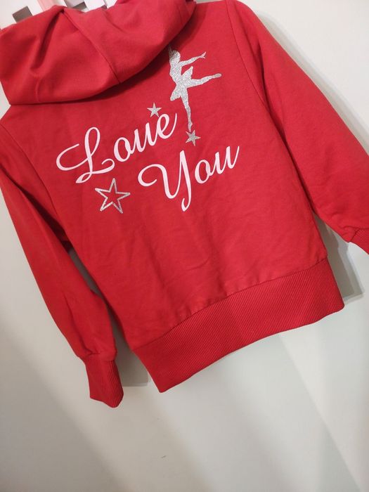 Nowa bluza dla dziewczynki z kapturem H-M-T