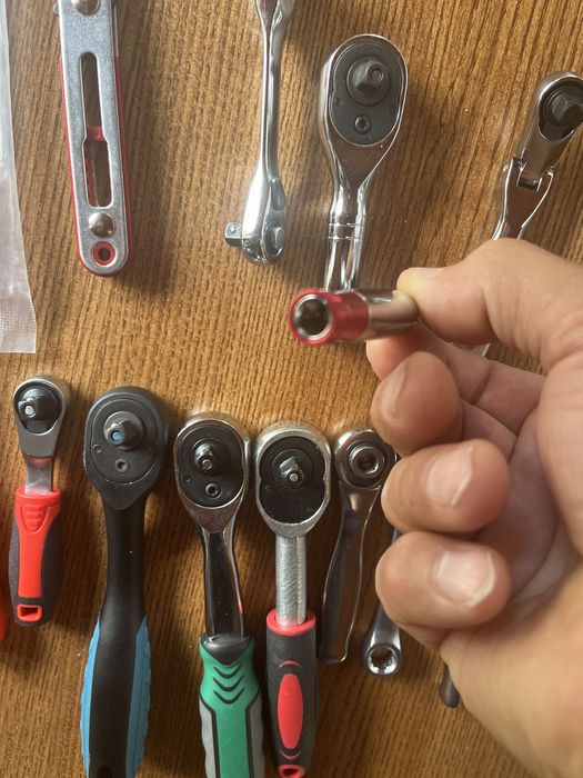 Трещотка міні 1/4 внешний четырехграник или бита 1/4