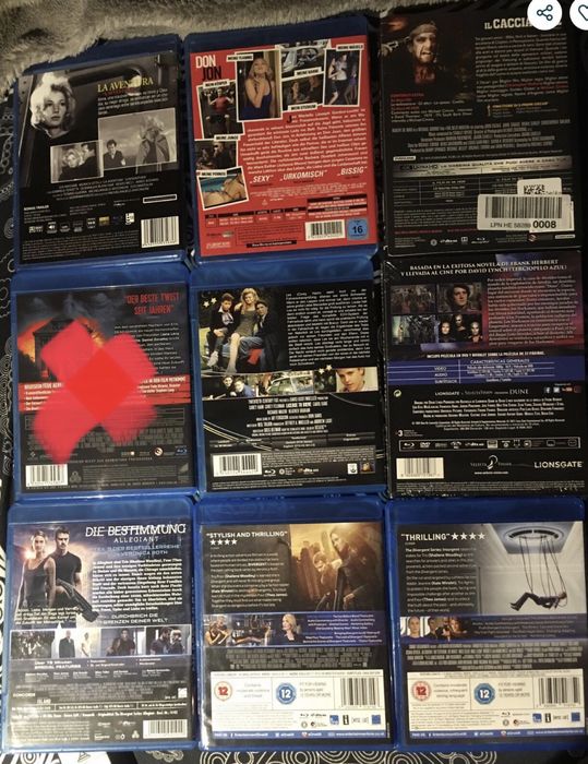 Vários Blu ray sem legendas em Português P1