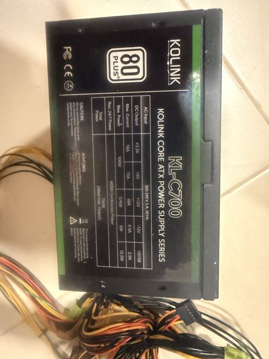 Fonte de alimentacao 700w kolink