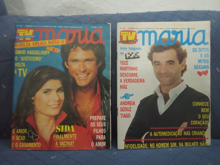 16 Revistas MARIA, lote anos 80