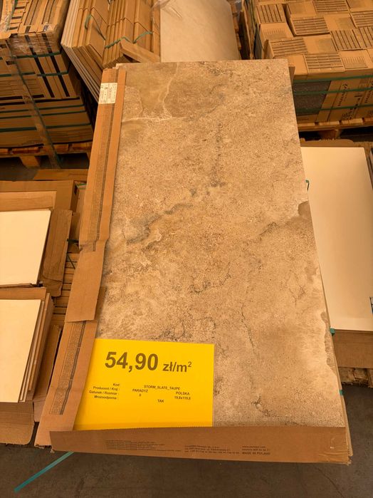 Płytka STORM SLATE TAUPE gres 120x60 GATUNEK 2