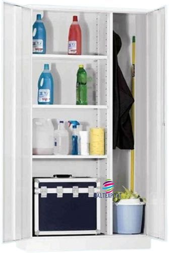 Armário para Produtos de Limpeza Metálico Cinza Novo