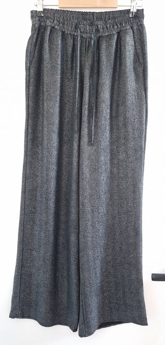 Only srebrno grafitowe proste spodnie S