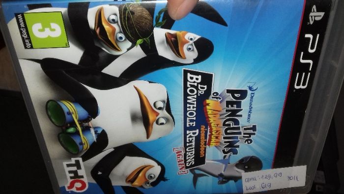 Pingwiny z madagaskaru ps3, sklep tychy, wymiana