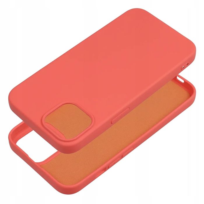 Etui Futerał SILICONE do IPHONE 14 brzoskwiniowy