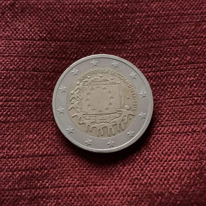 2 Euros 2015 - 30 Anos da Bandeira Europeia - Alemanha