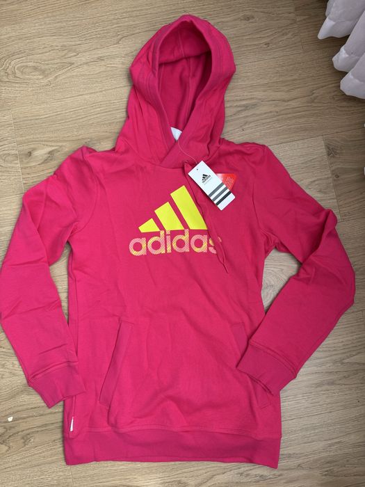 Жіноче утеплене худі adidas essentials big logo hoodie.