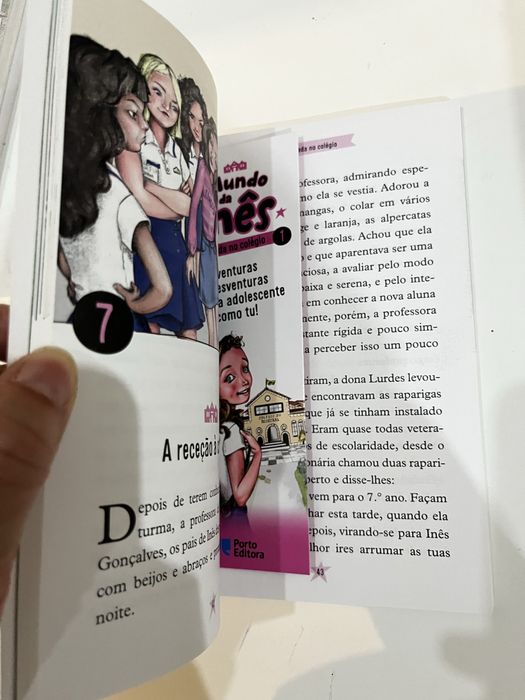 Livros O mundo da Inês - vol 1 e 3