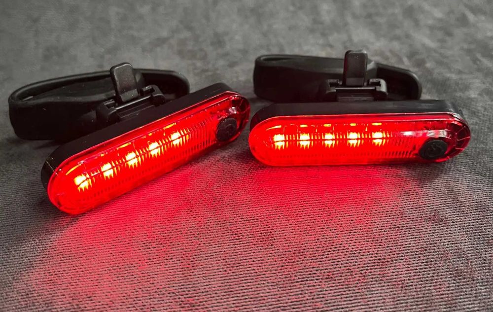 Задний велосипедный светильник СТОП габариты стоп-сигнал аккумулятор