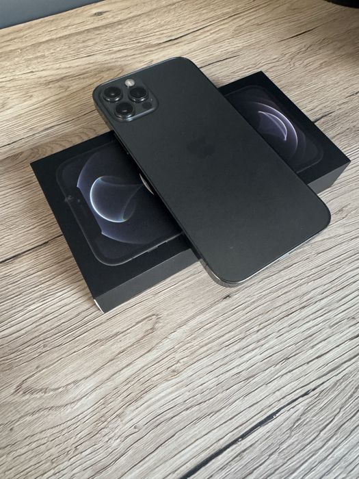 iPhone 12 Pro 512GB • Stan BDB • Sprawny 100% • Cały Komplet BOX + 4 etui
