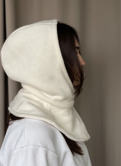 Модний капор, шапка, капюшон жіночій из фліса