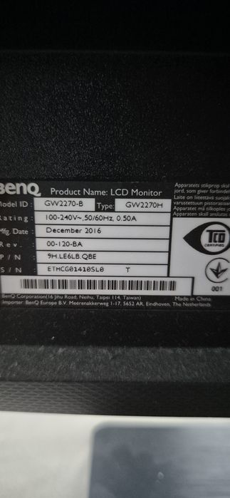 Monitor BenQ  21,5 cala GW2270.