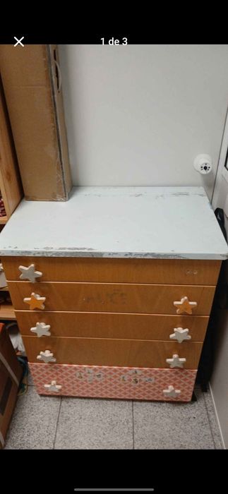 Comoda com 5 gavetas