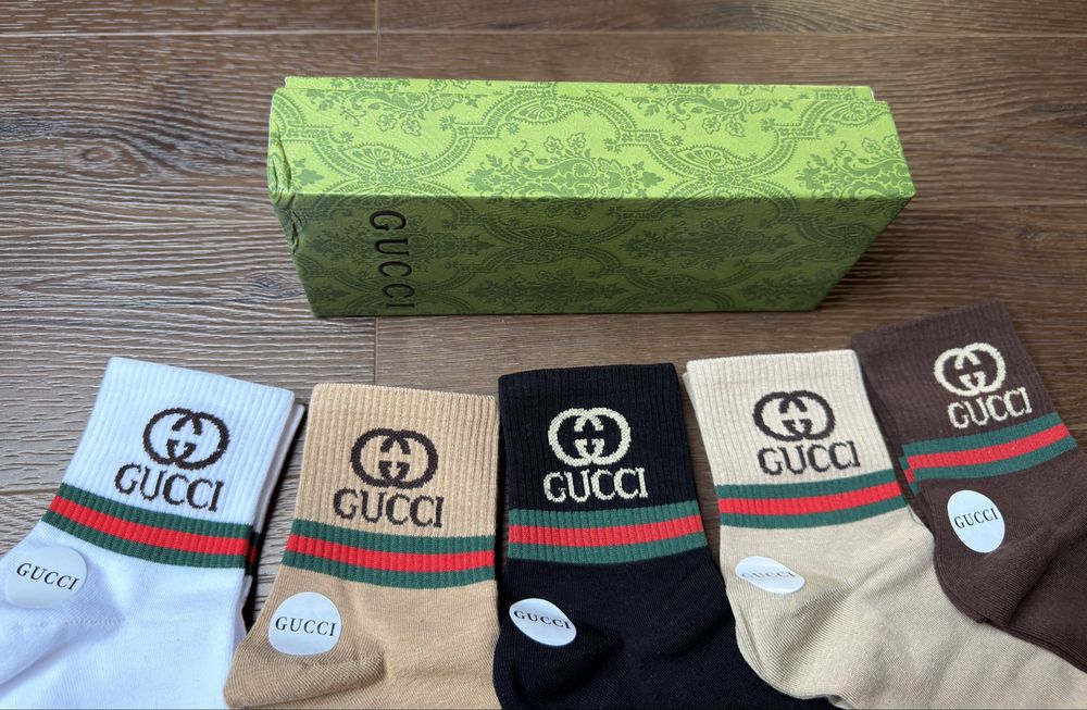 Skarpetki Gucci unisex 5 par