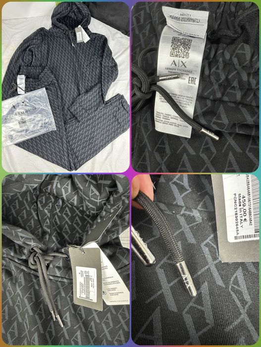 Komplet dresu armani Ultra Premium dolce dres sklepowy logowana OUTLET