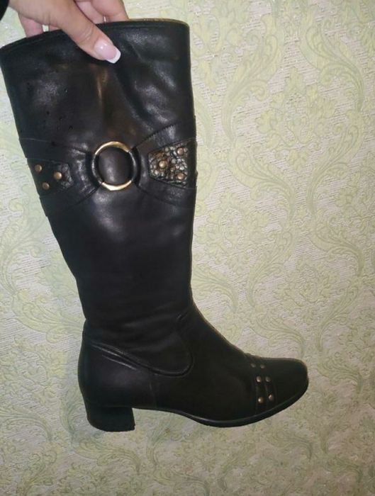 Шкіряні зимові черевики 40рр