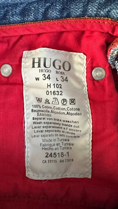 Hugo Boss 32/32 Spodnie Piękne