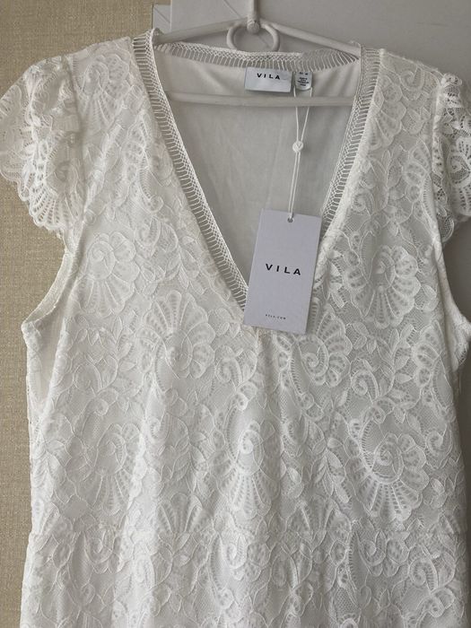 Плаття мереживо платье на крестины венчание в церковь кружевное удлене