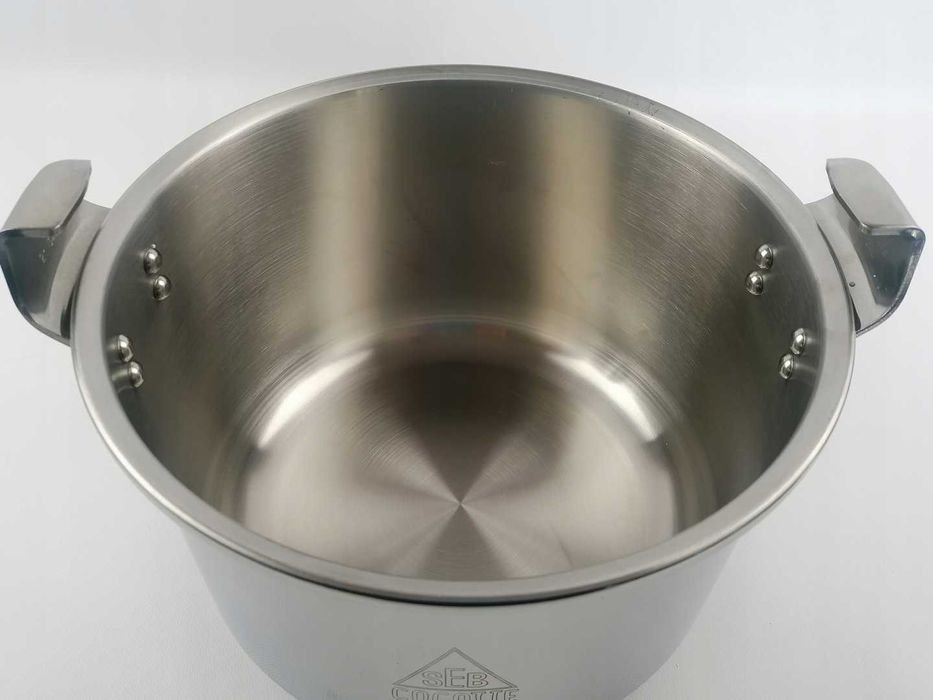 Garnek Szybkowar SEB 10 l srebrny stal nierdzewna