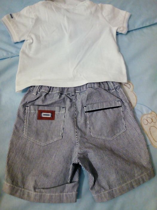 Conjunto Chicco Polo + calções