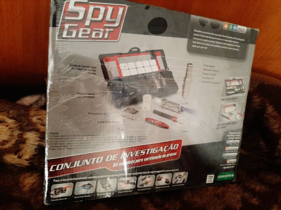 Spy Gear Jogo Novo Conj. Investigação Concentra