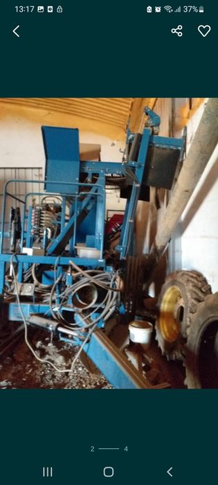 Maquina de colher cenoras