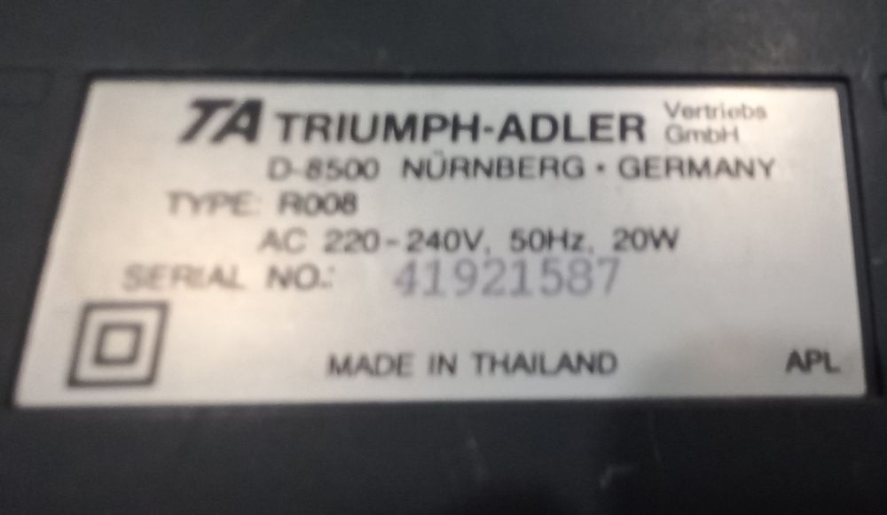 Calculadora de papel Triumph Adler