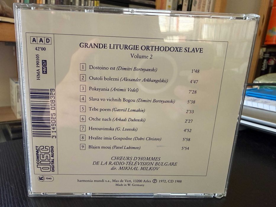 Chœurs d'Hommes de la RTV Bulgare – Grande Liturgie Orthodoxe Slave