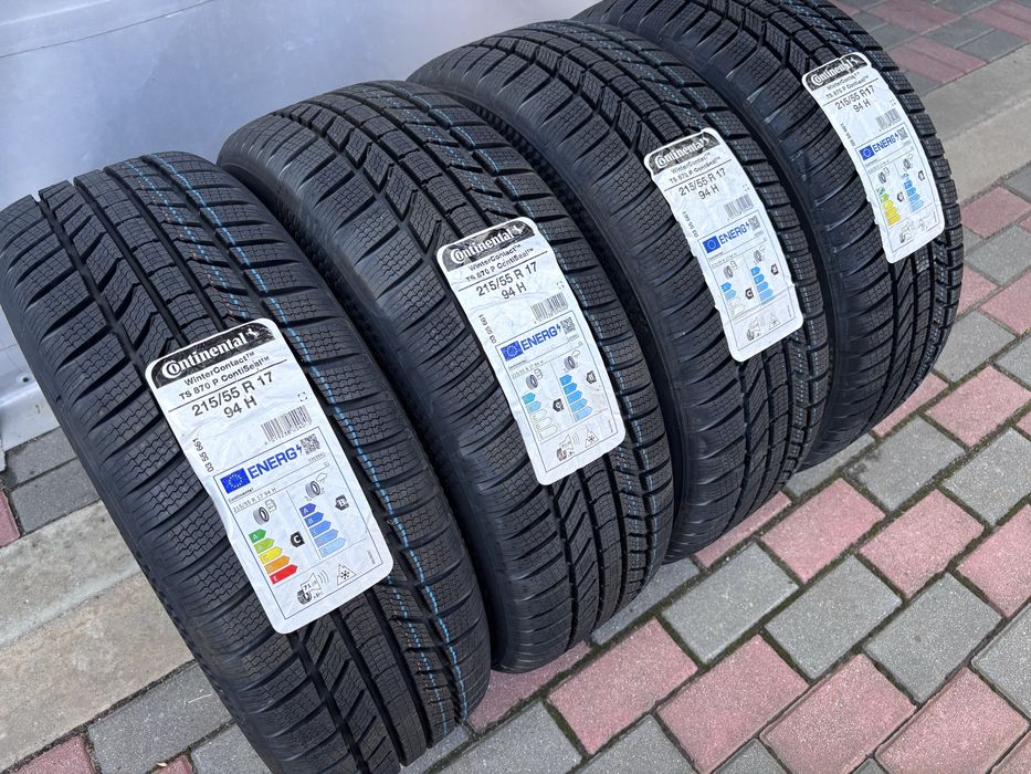 NOWE Komplet zimowe Continental WinterContact TS 870 P ContiSeal 215/55 R17 94H 2023