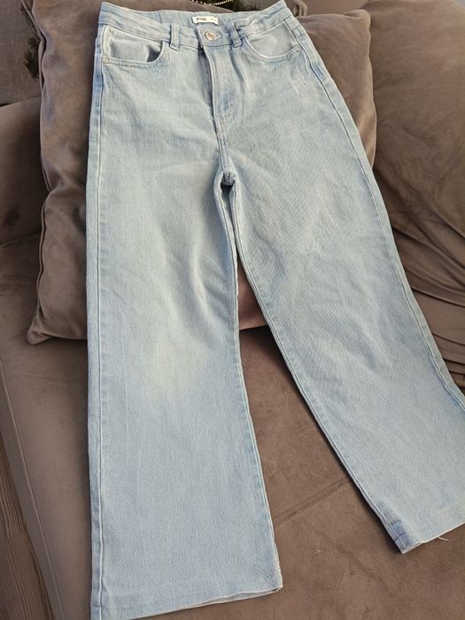 Spodnie,jeansy szersze nogawki Sinsay 152 cm