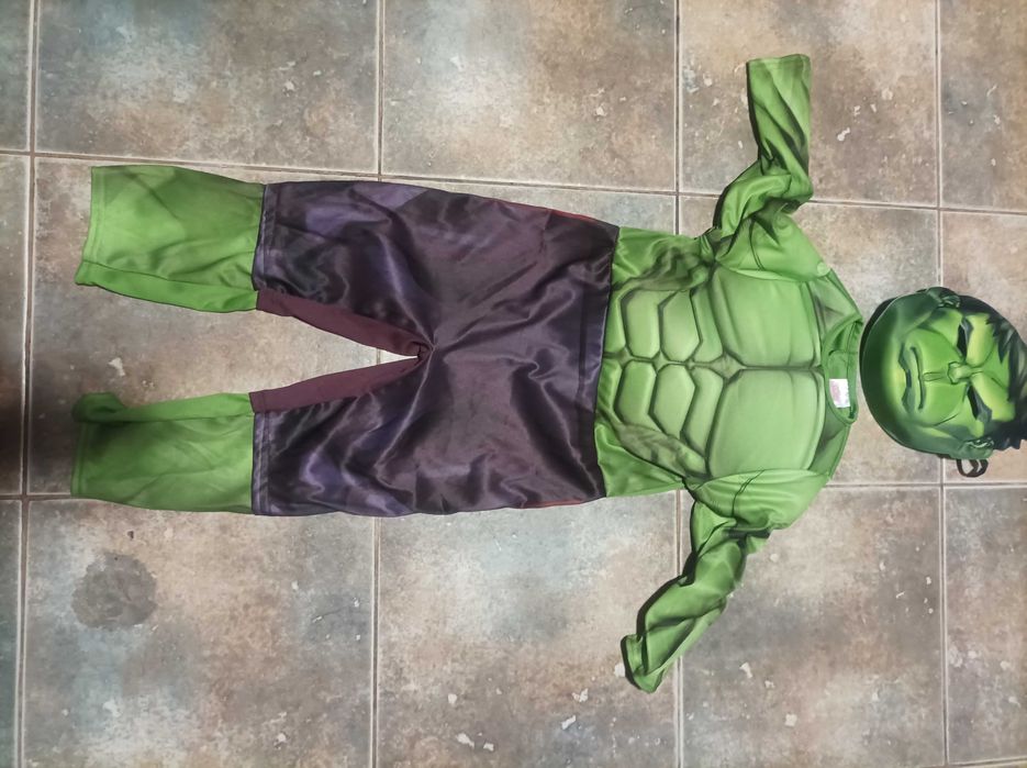 Strój Hulka dla dziecka 110 rozmiar