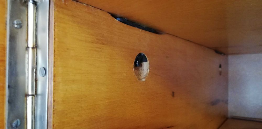 Шифоньер шкаф трехстворчатый с антресолью полированный 1970-е СССР