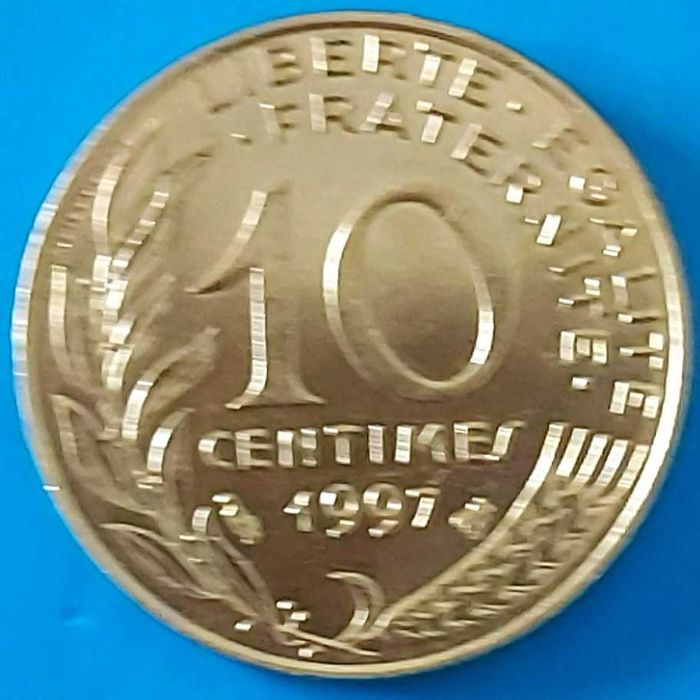 10 Cêntimos de 1997, França