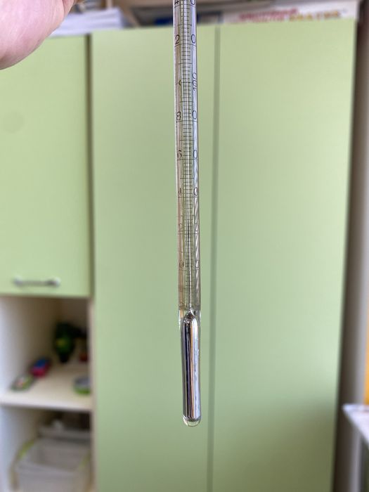 Антикварний Термометр ртутний (0-600 °C)