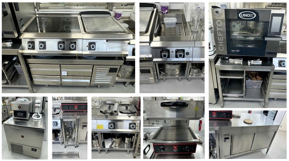 Venda de equipa de cozinha profissional