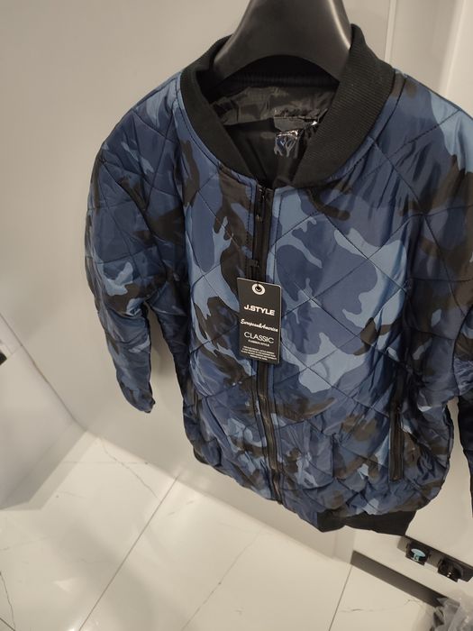 Męska kurtka wiosenna pikowana