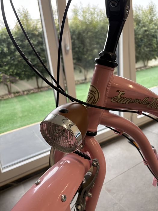 Bicicleta urbana airbici cruiser rosa