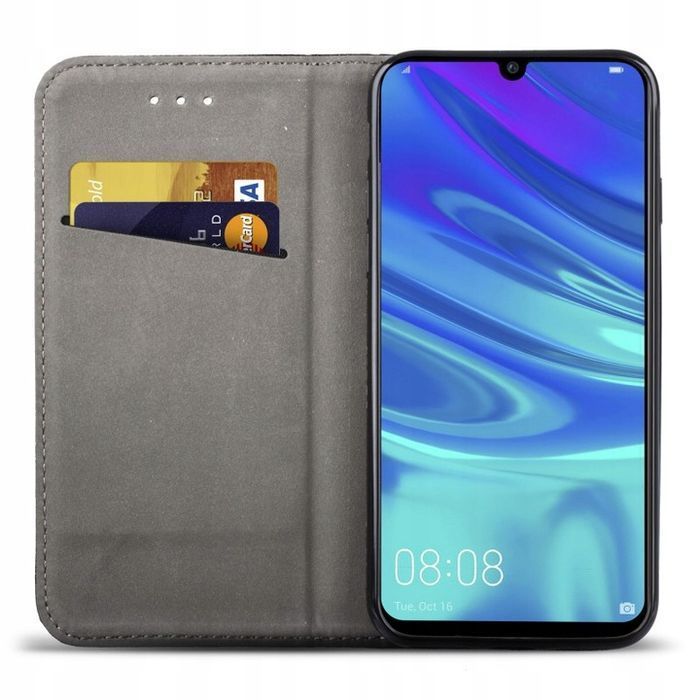 Etui Z Klapką Do Motorola Moto E6 Plus Czarny