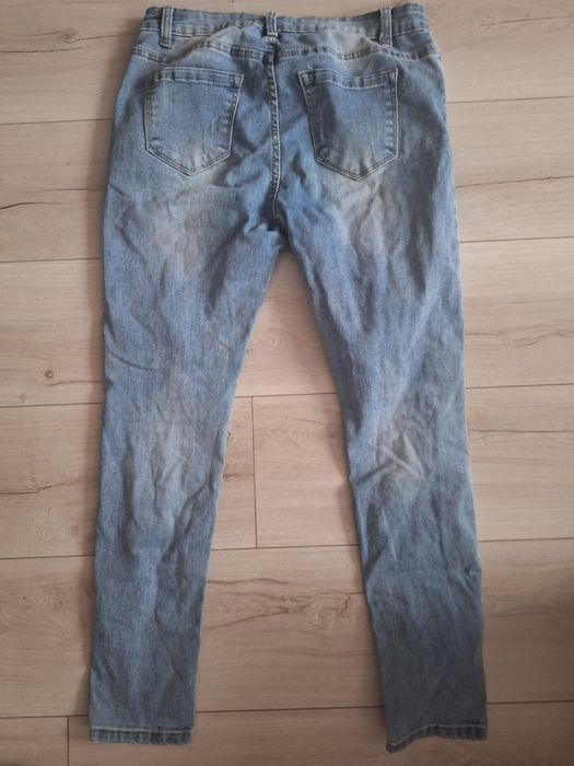 Spodnie jeansy niebieskie
