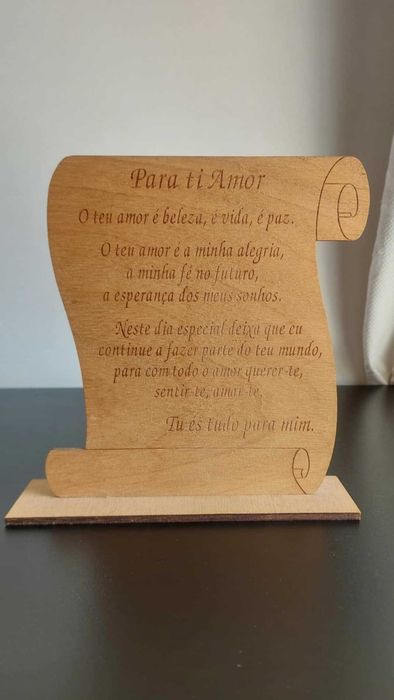 Mensagens "Amor" em Madeira