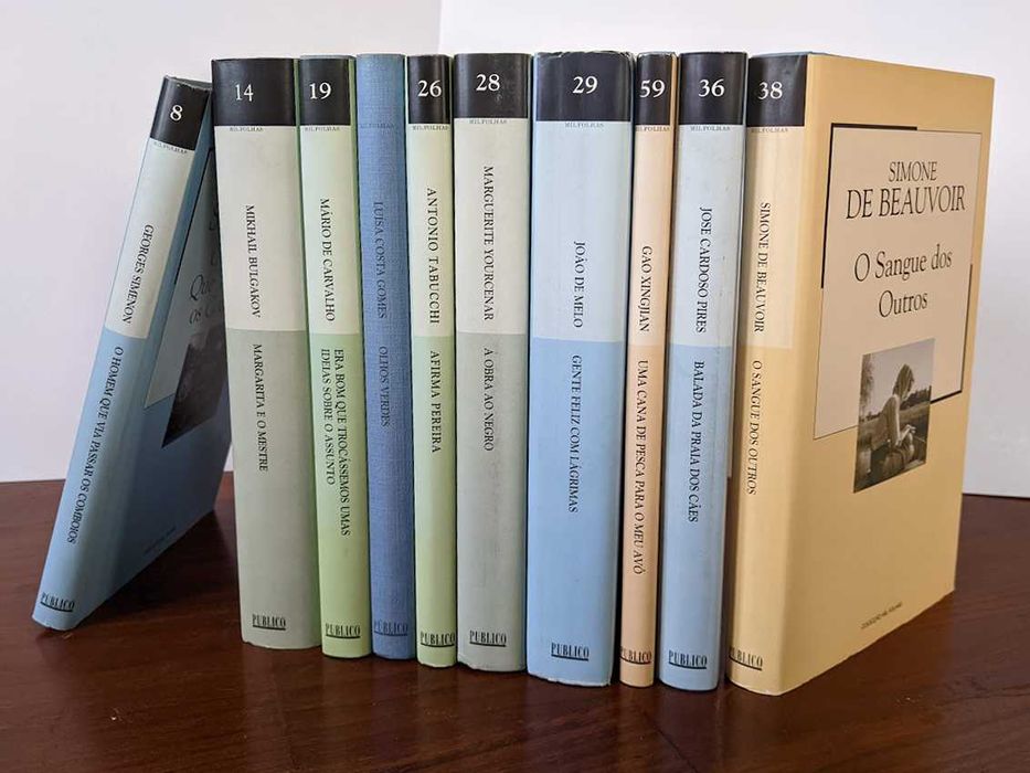 Livros da coleção Mil Folhas, ed. jornal Público