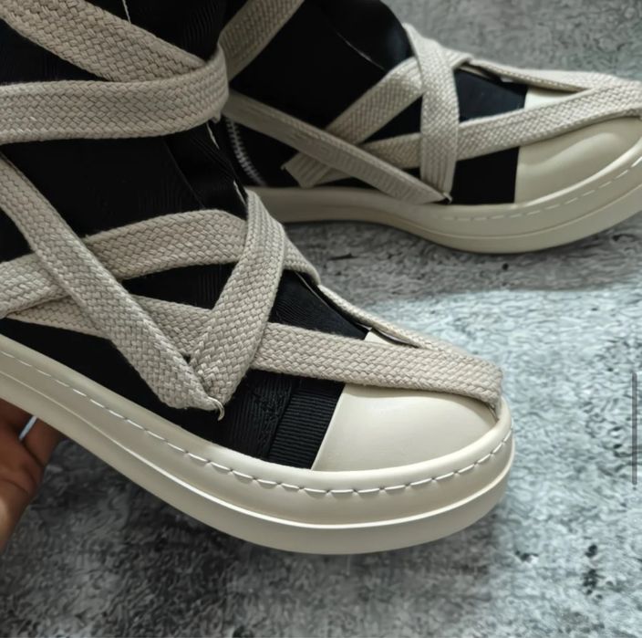 кеди Rick Owens Jumbo Lace Hexagram Ramones рік овенс