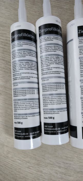 Klej montażowy do sztukaterii