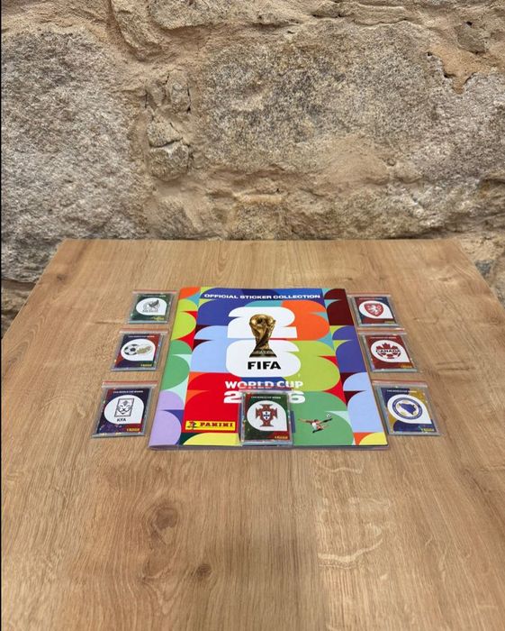 panini album colecao completa nao colada fifa world cup 2026
