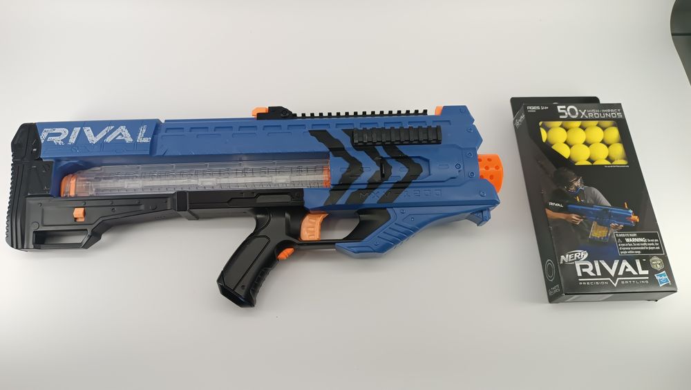 Бластер Nerf Rival Zeus б.у. в хорошому стані (2 кольори) + кулі
