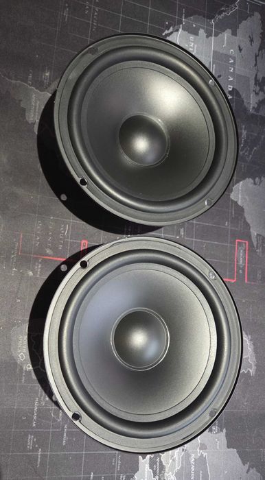 2 solidne głośniki niskotonowe 6,5" 16cm 8ohm jak nowe woofer audio