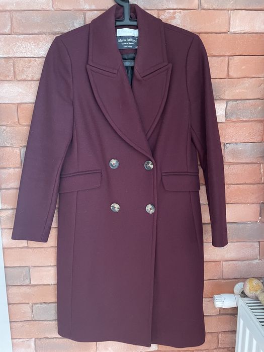 Płaszcz Reserved Kaszmir wełna 34 XS Mario Bellucci Siemianowice ...